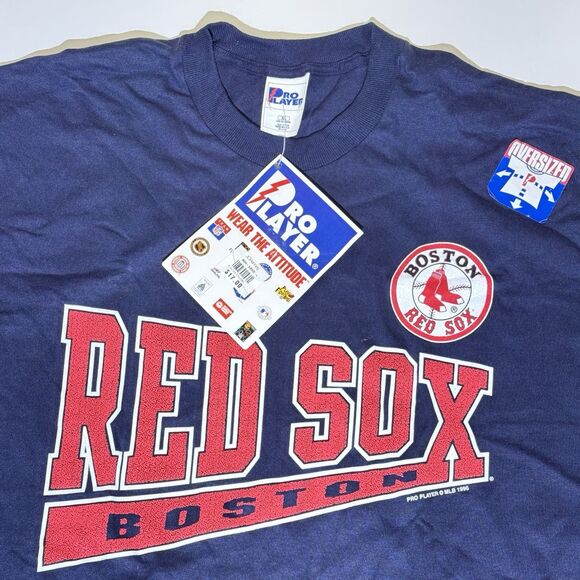 NWT Vintage 1996 Pro Player Boston Red Sox MLB T-Shirt Men’s XL 18-20 USA Made - Picture 3 of 8